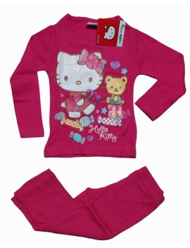 Pigiama Bimba In Caldo Cotone "Hello Kitty"