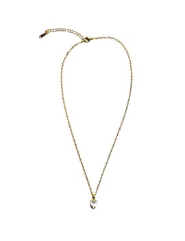 Collana con Ciondolo a Cuore in Cristallo