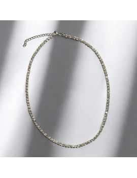 Collana Acciaio stile Tennis