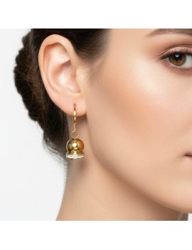 Orecchini a Cerchio con Campanella