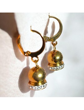 Orecchini a Cerchio con Campanella