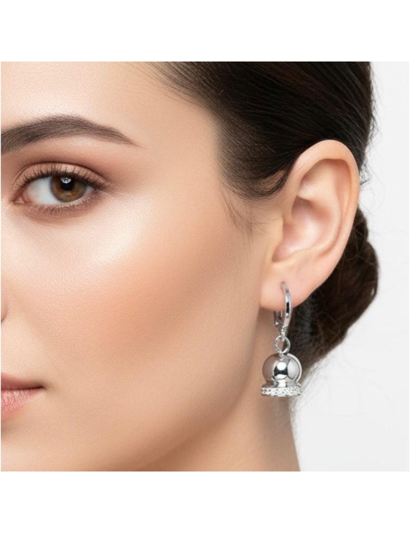 Orecchini a Cerchio con Campanella