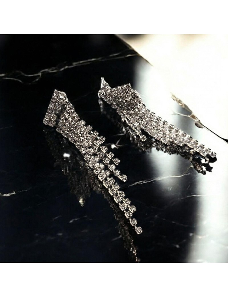 Pendenti a Cascata con Strass